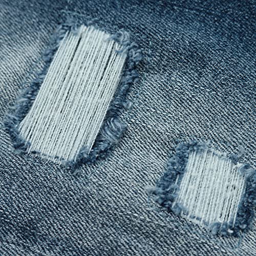 KIDSCOOL SPACE Boy Jeans,Little Kid Elastic Band Inside Slim Fit Denim Pants3