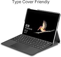 Vista 7 de Funda para Surface Go 4 2023 /Go 3 2021 /Go 2 2020 /Surface Go 2018, funda inteligente de piel delgada con soporte para lápiz para Microsoft Surface
