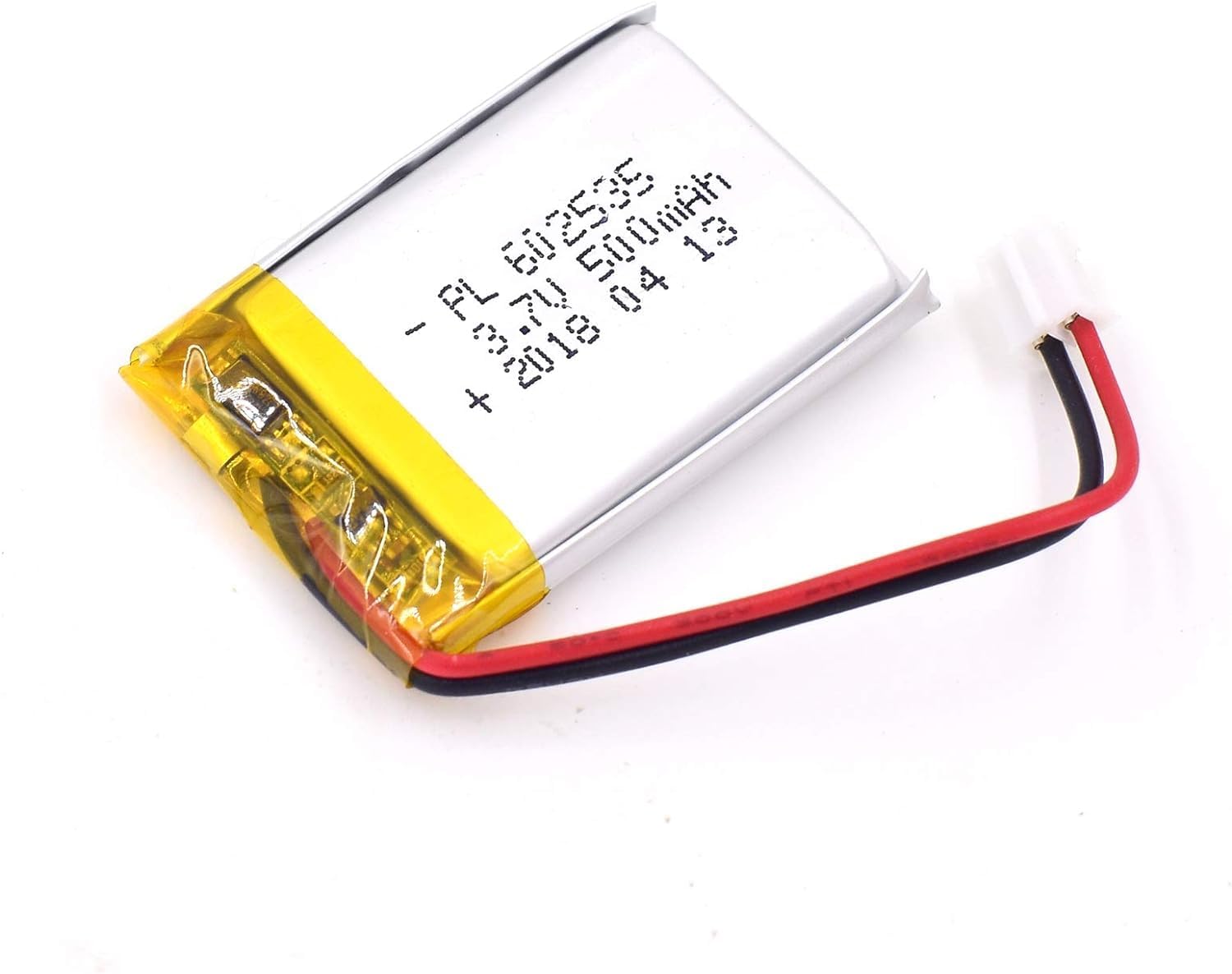 3,7V 500mAh 602535 Lipo Rechargeable Ion Pack with JST Connector1pcs