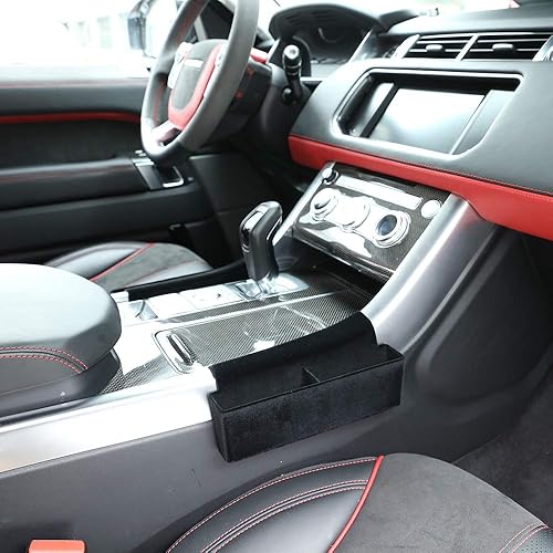 Miniatura 3 de CHEYA Reposabrazos de coche Almacenamiento Contenedor de Teléfono Bandeja Caja Organizador de Coche para Land Rover Range Rover Sport 2014-2019