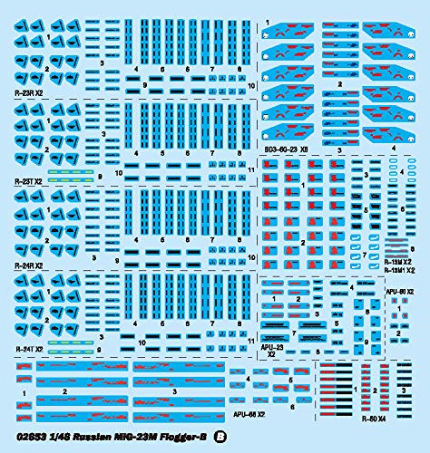 Trumpeter 1: 48 - Mikoyan Mig-23M Flogger B, Various - Image 4
