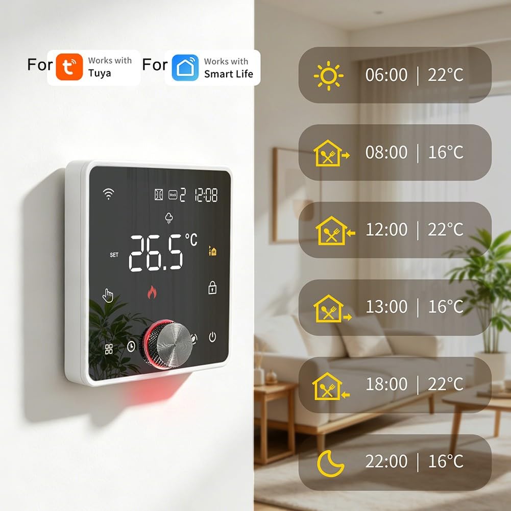 Para aplicación de calefacción eléctrica Tuya WiFi o componente S de almacenamiento prolongado (calefacción eléctrica)