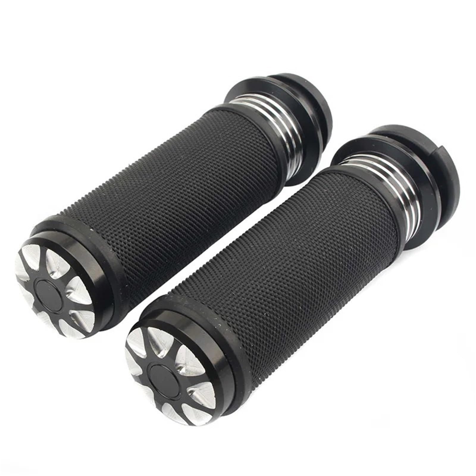 Puños de Motocicleta Empuñadura Mano 1 "y 25mm, empuñaduras Acelerador para Dyna FXDLS Mangos de Goma