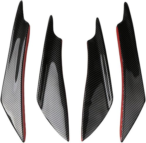 Miniatura 1 de ALINREDBX 4 piezas universales para parachoques delantero de automóvil, protector de alerón compatible con la mayoría de vehículos, camiones, SUV