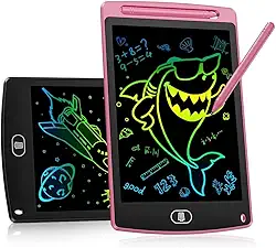 Tablet Lousa Infantil para Desenho e Escrita, LCD,12 Polegadas, com Caneta, Tela Colorida