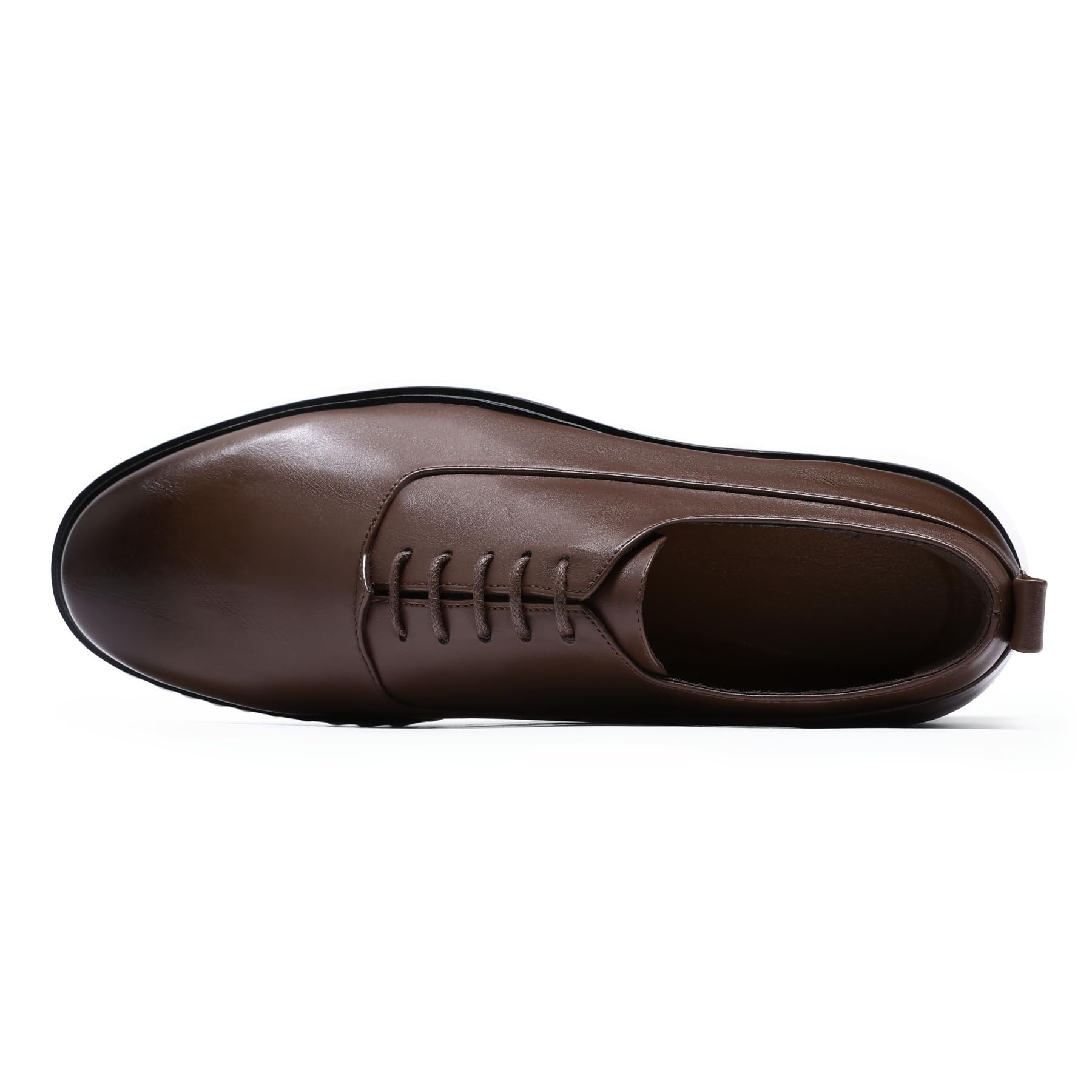 Allthemen Chaussure Homme Ville Oxford à Lacets Cuir Business Derby Sports | Shoes Élégant Respirantes,Confortable Léger Dressing,Semelle Antidérapante En Tpr,Bout Rond,Entreprise Casual,Plat,4 Saisons