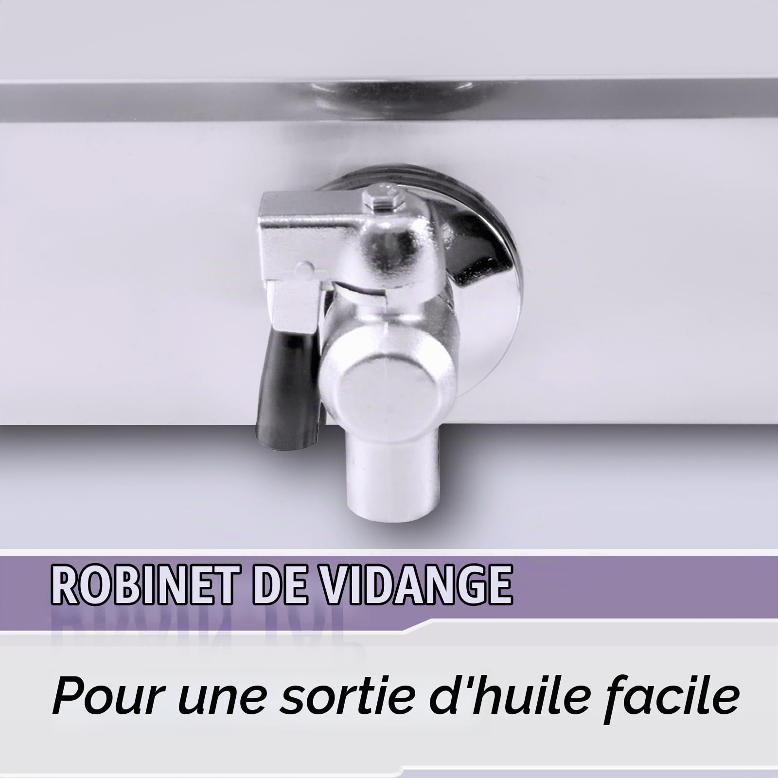 Friteuse électrique,16LCommerciale friteuse avec valve de vidange acier inoxydable,Professionnelle Inox Friteuse Avec Régulateur de Température,3000 W, 60-200 °C
