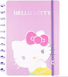 Caderno Inteligente, Grande, Hello Kitty, 200x275 mm, 80 Folhas decoradas
