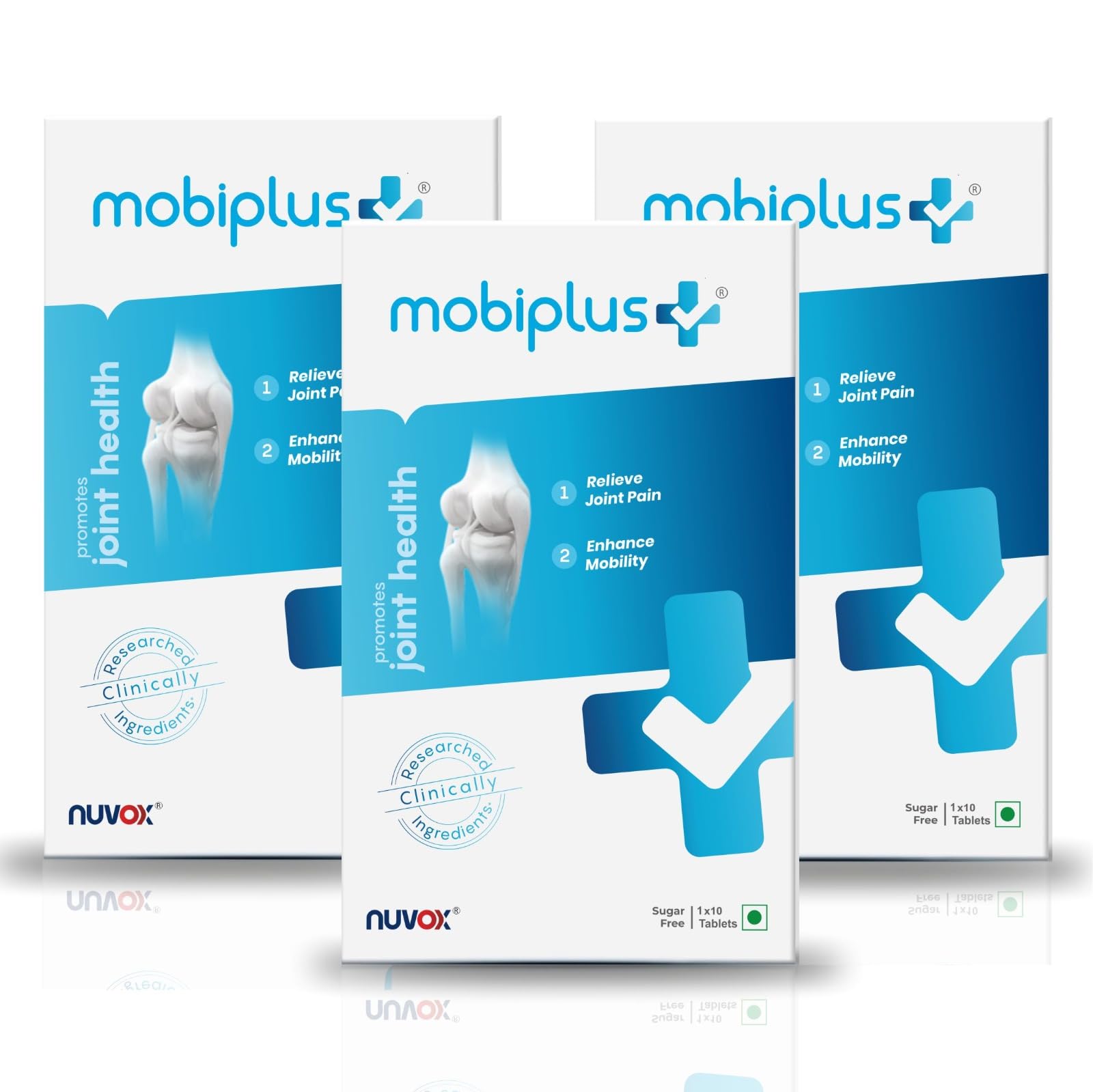 MOBIPLUS – Joint Health Supplement with Veg. Glucosamine, Boswellin, Curcumin C3 Complex & Piperine for Joint Strength, Cartilage Health, Mobility & Flexibility – 30 Tablets-image-5