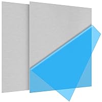 Vista 10 de 4Pack 5052 H32 Lámina de Aluminio delgada 6 x 12 x 0.012 (12Mil) Placa de aluminio cubierta con película protectora, Rectangular de 0.3MM