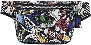 Marsupio Waist Bag Marsupio Moda Marsupio da Donna Marsupio Pu Marsupi Stile retrò Hip Hop Pack Borsa A Banana Tasca per Telefono Antifurto Femminile