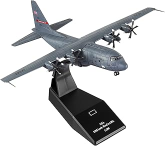 HANGHANG 1/200 Military Model Plane C-130 Alloy Fighter Plane Model Model Airplane for Collections and Displays