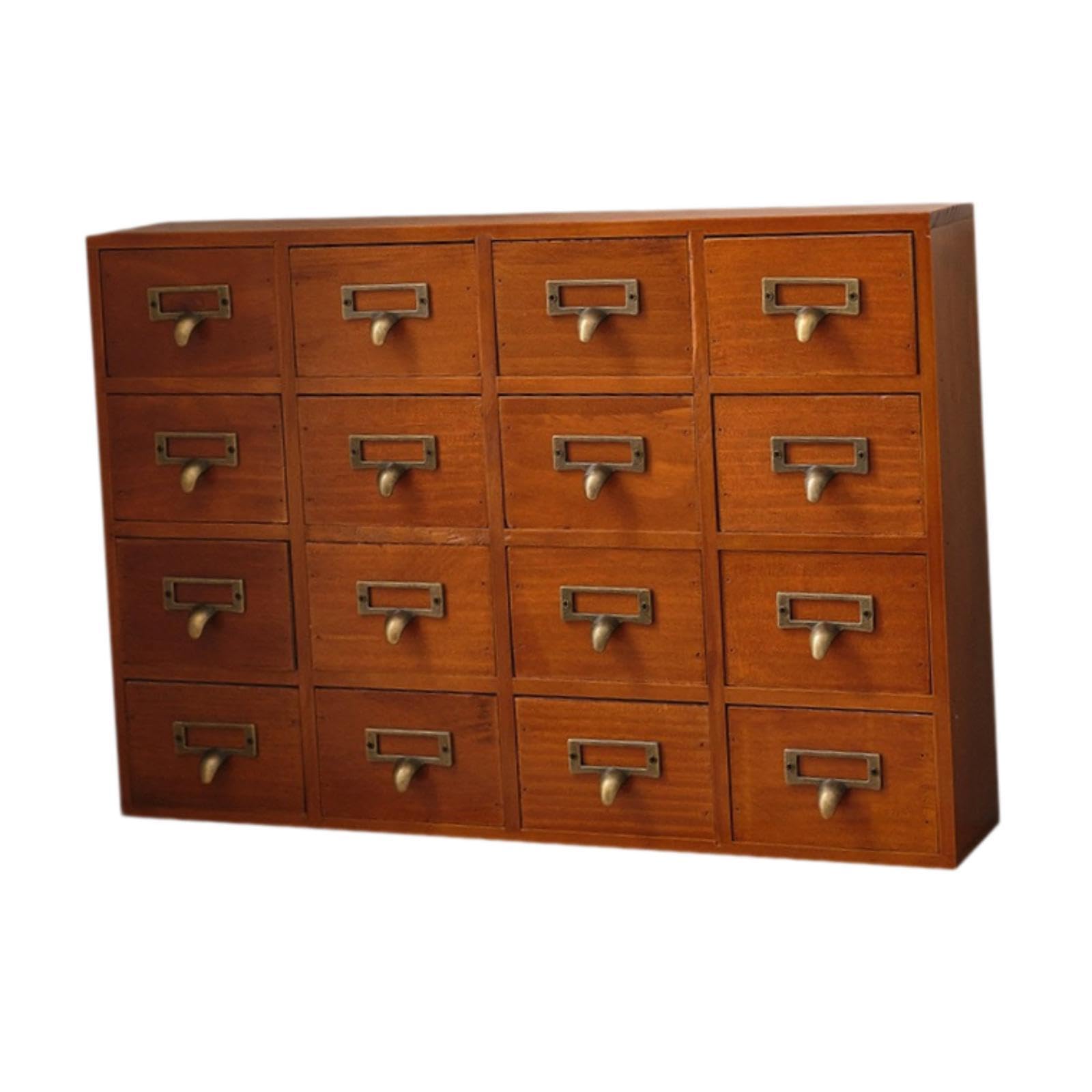 Storage Drawers Dresser Desk Drawer Organizer for Home Living Room Apartment Brown-image-24