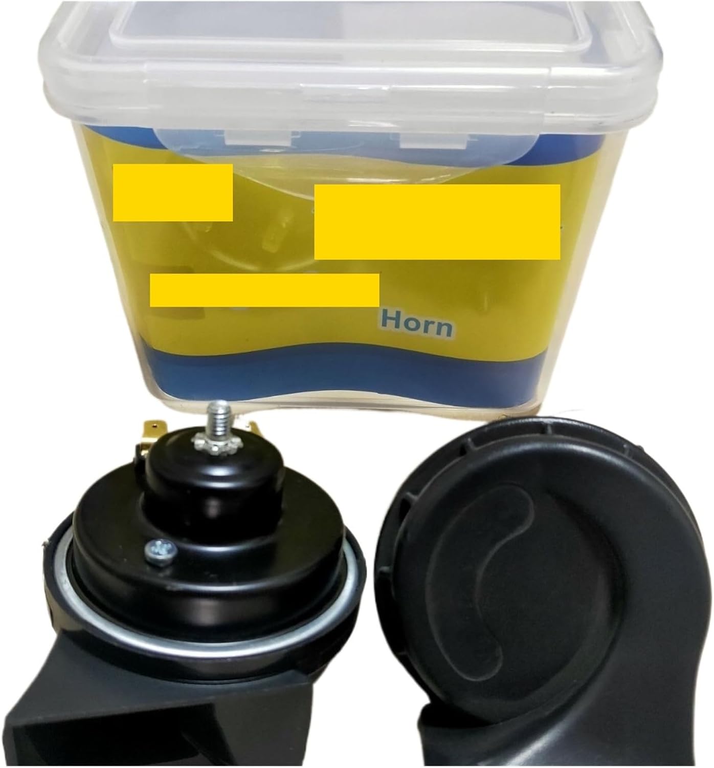 New Dual-Tone Square Mouth Snail Car Motorcycle Sedan Electric Vehicle Horn