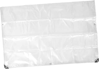 CLISPEED Clear PVC Tarp Corporals Corner Influencer Page Tarpaulin Tarp Clear Tarp Thicken Thatch Cloth PVC Outdoor Poly Tarp