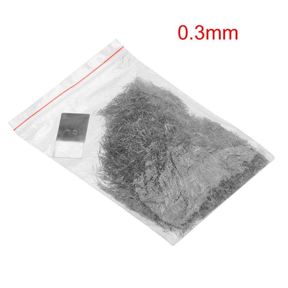 Stainless Steel Polishing 0.2mm/ 0.3mm/0.4mm/0.5mm X 5mm Pins Magnetic Tumbler Mag Polishers -100g + Professional Jewelry Tumbler Polisher Finishing Pins Magnetic Polishing Media Pins (0.3mm)