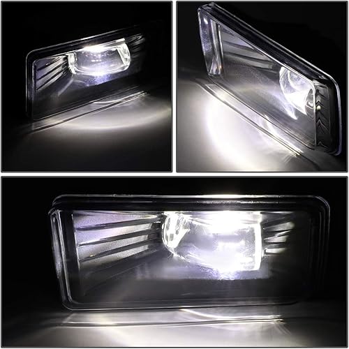Miniatura 2 de Auto Dynasty Conjunto de luces antiniebla LED compatibles con Chevy GMC Tahoe Suburban 3500HD Yukon XL 2015-2020, repuesto de lámpara antiniebla,