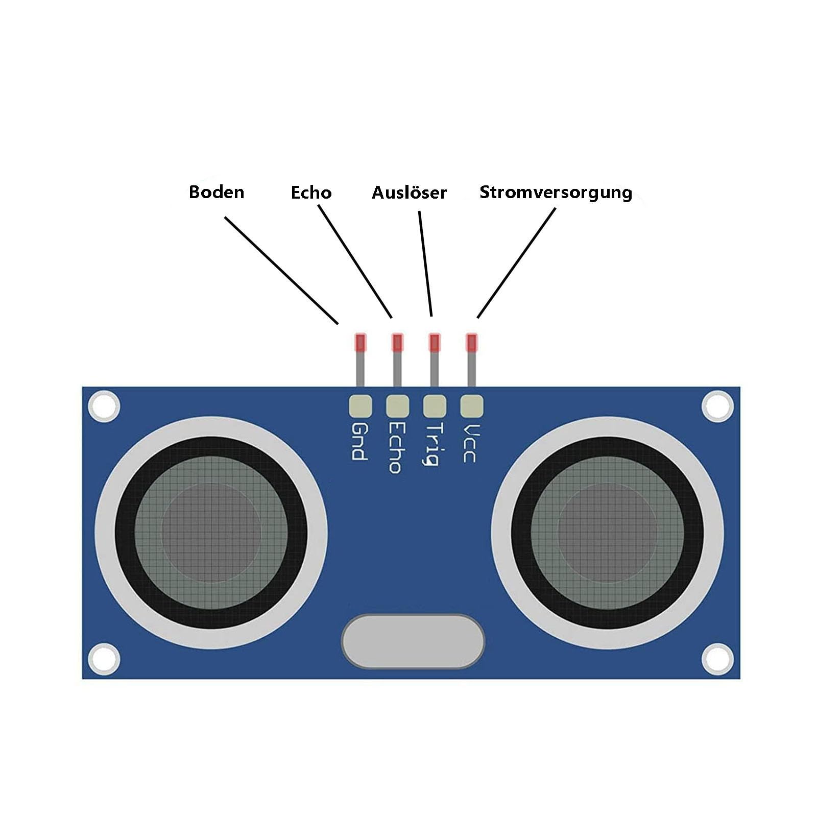 Sensore Ultrasuoni HC-SR04 Per Arduino - Misuratore Di Distanza (Confezione Da 5) - Foto 7
