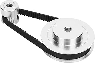 Synchronous Wheel 20/60 Teeth Synchronous Pulley Aluminum Synchronous Wheel Timing Pulley GT2 Stepper Motor Timing Pulley Suitable for 6mm Width Timing Belts 3D Printer Parts