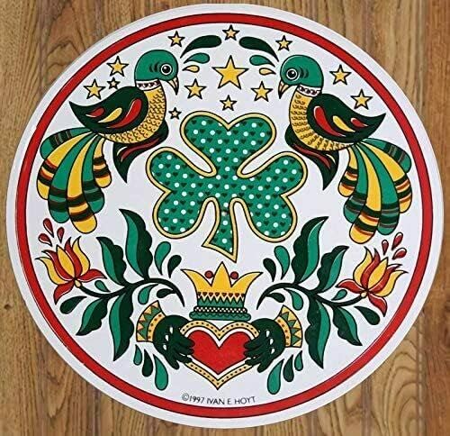 QISPIOD Pennsylvania Zook Dutch Irish Conestoga - Letrero hexagonal vintage de metal para cafetería, bar, hogar, cocina, garaje, club, decoración