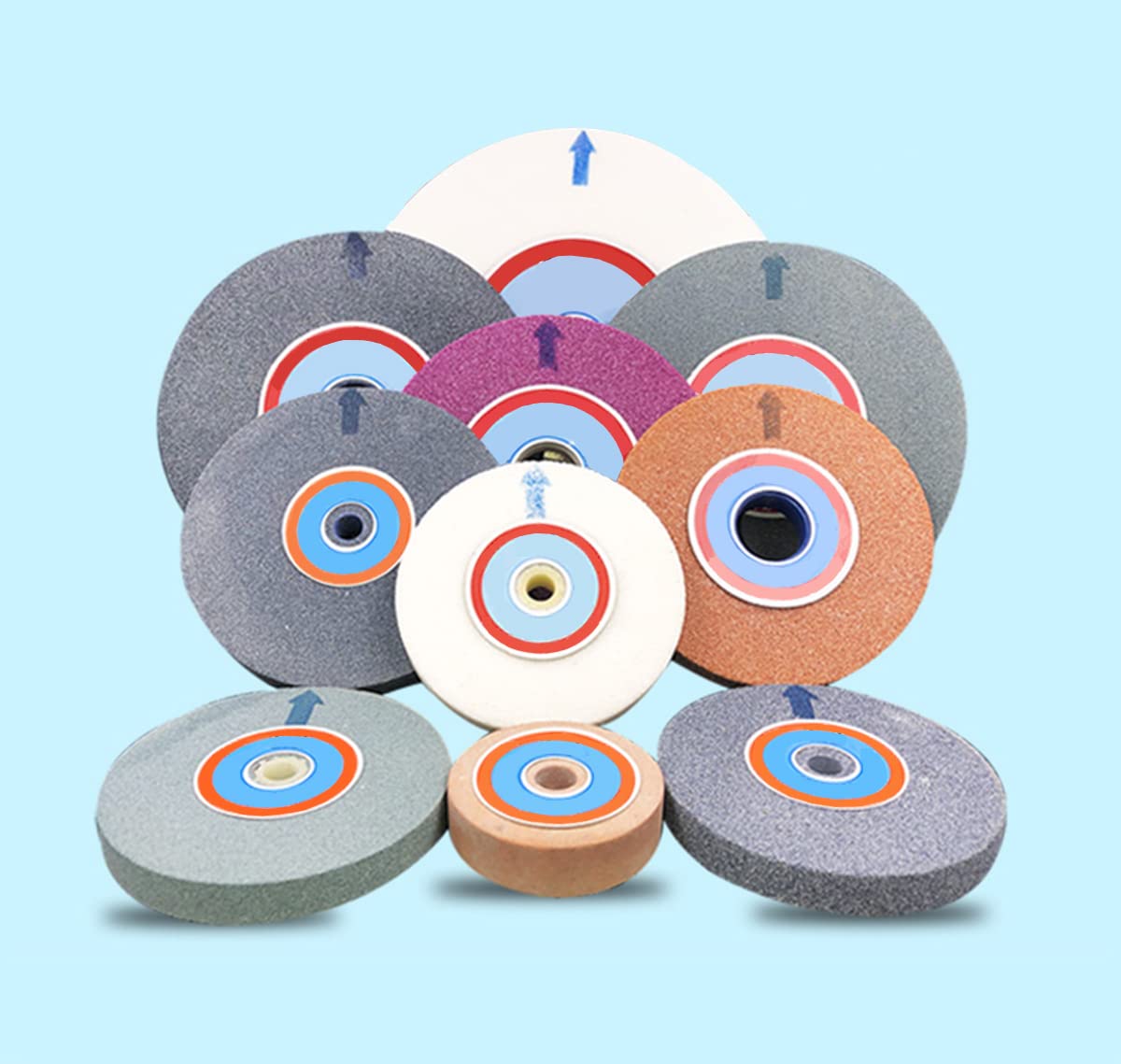 MOLA ROSSA DIAMANTATA G.40/50 Mola Metallica Per Cemento E Terrazzo By RAIMONDI - Foto 9