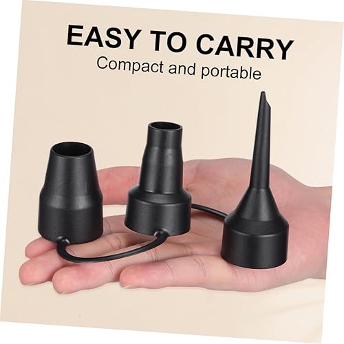 Miniatura 3 de Boquilla de bomba de cama de aire, 2 juegos de boquillas de repuesto 3 en 1, boquilla de plástico para inflables, colchón de aire, sofá de aire