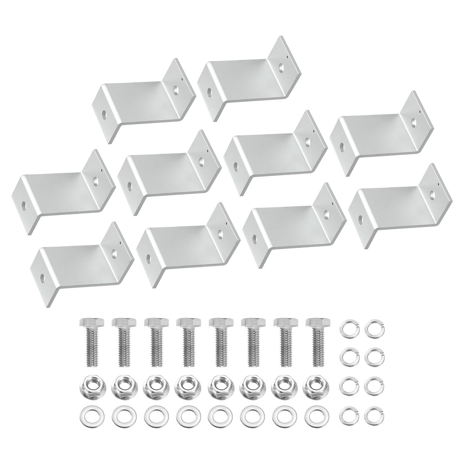 Support en Z panneau solaire pour camping-car et bateau | Kit de fixation de 55 mm en aluminium