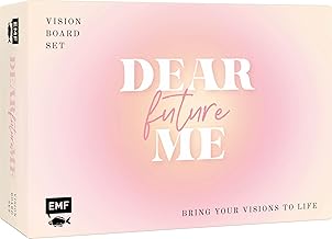 Vision Board: Dear Future Me - Bring your visions to life: Das Komplett-Set mit Workbook, Bildvorlagen, A2-Poster, 24 Aktivitätskarten und ganz viel Inspiration für deine Wünsche und Ziele