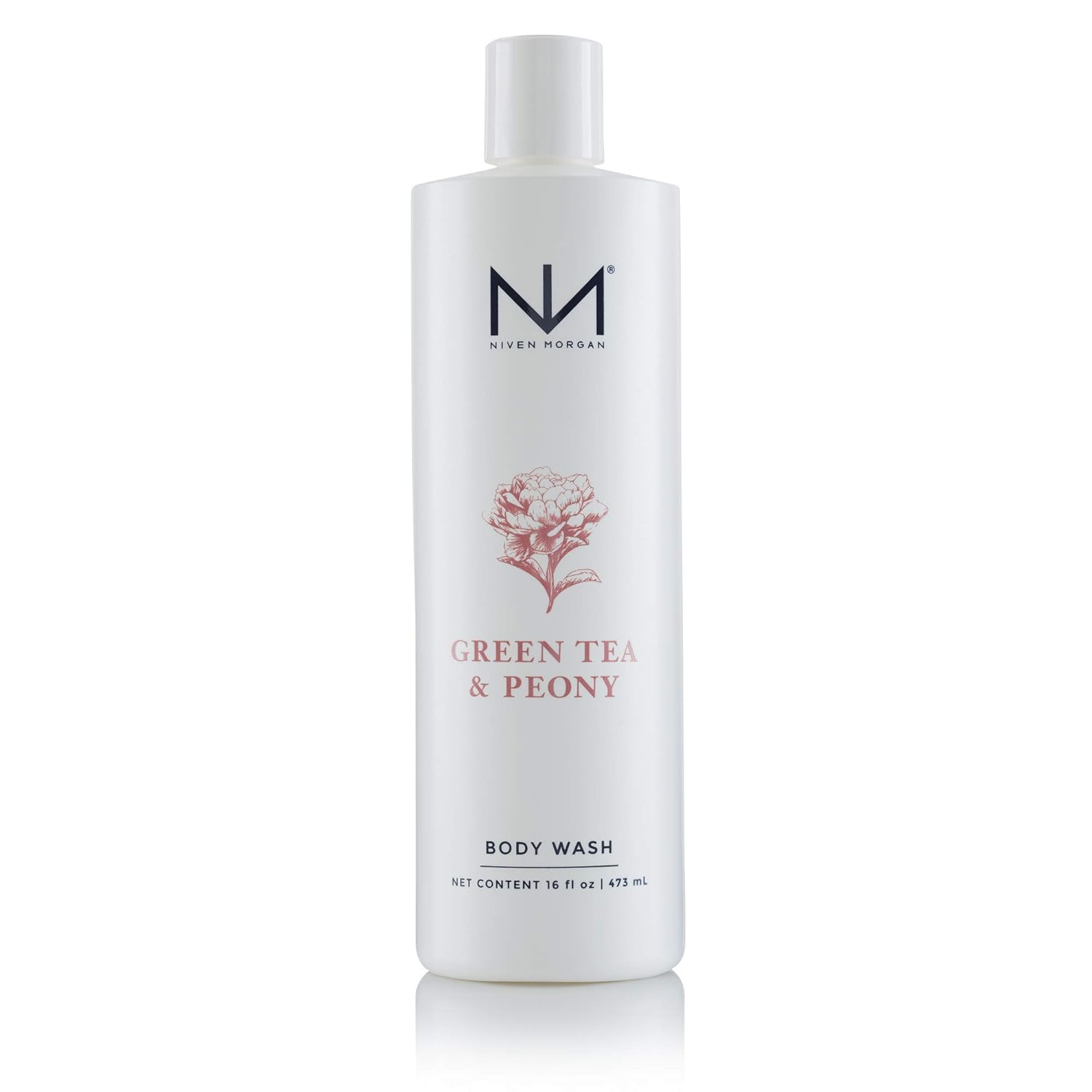 Niven Morgan, Green Tea and Peony Body Wash, 16 Fluid Ounces
