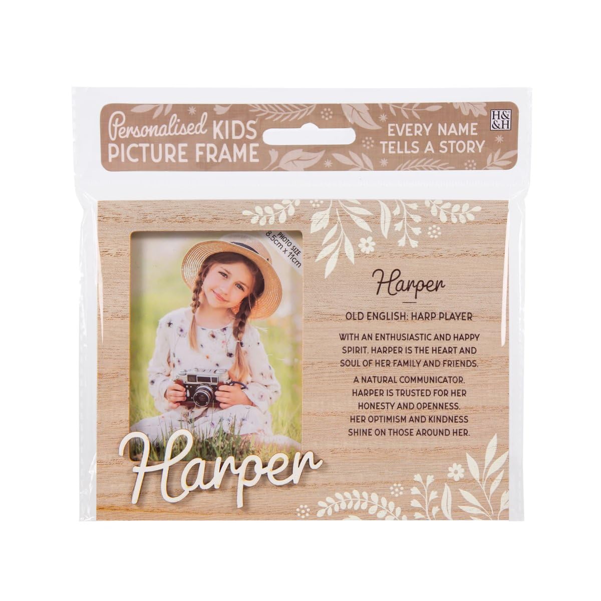 History & Heraldry Dark/Light Named Photo Frames (Harper)