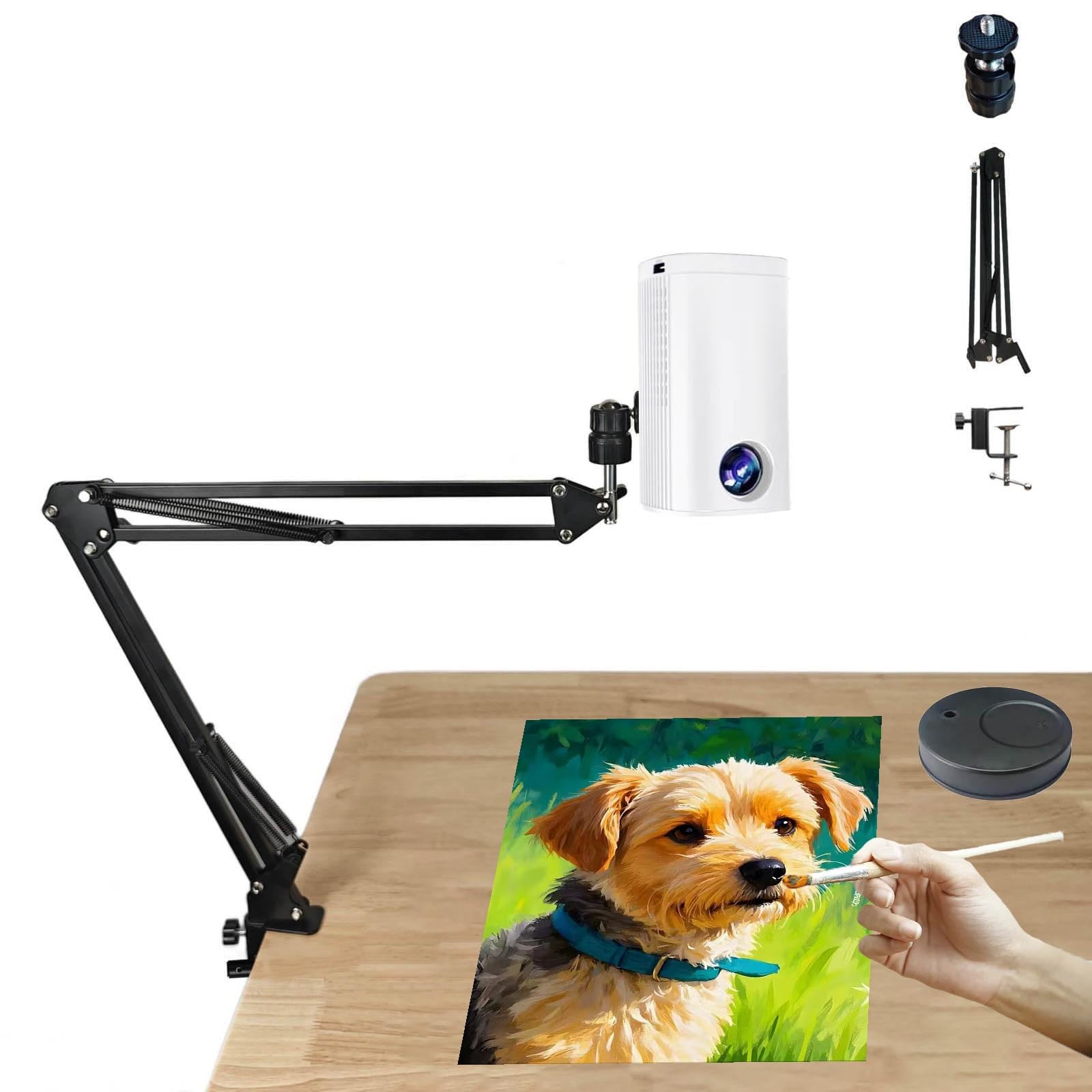 Proiettore da disegno, strumento portatile per tracciare e schizzi, supporta USB e smartphone