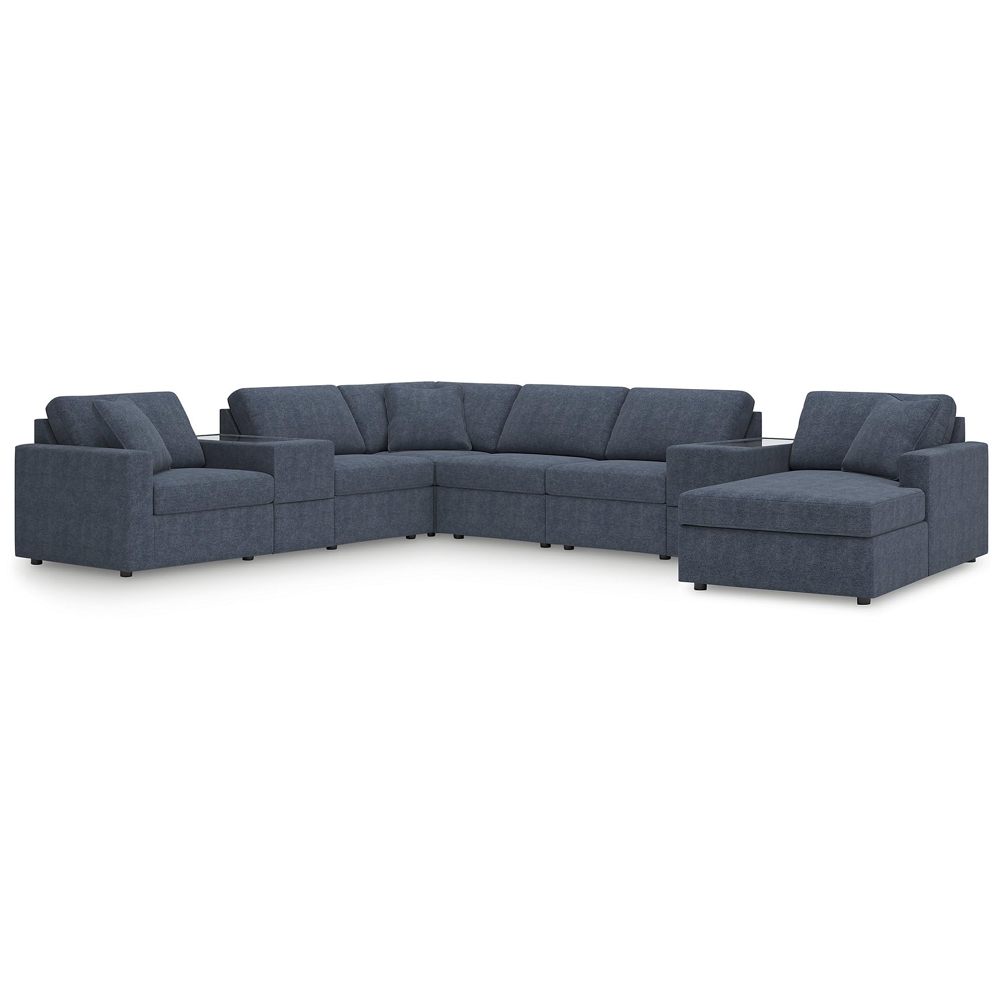 Signature Design by Ashley Modular Sectional Sofa with Chaise, Ink