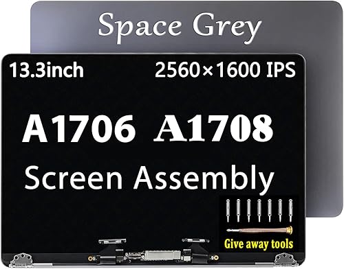 A1706 A1708 Kit de reemplazo de pantalla LCD para MacBook Pro Retina A1706 A1708 finales de 2016 mediados de 2017 Pantalla LED LCD completa EMC 3071