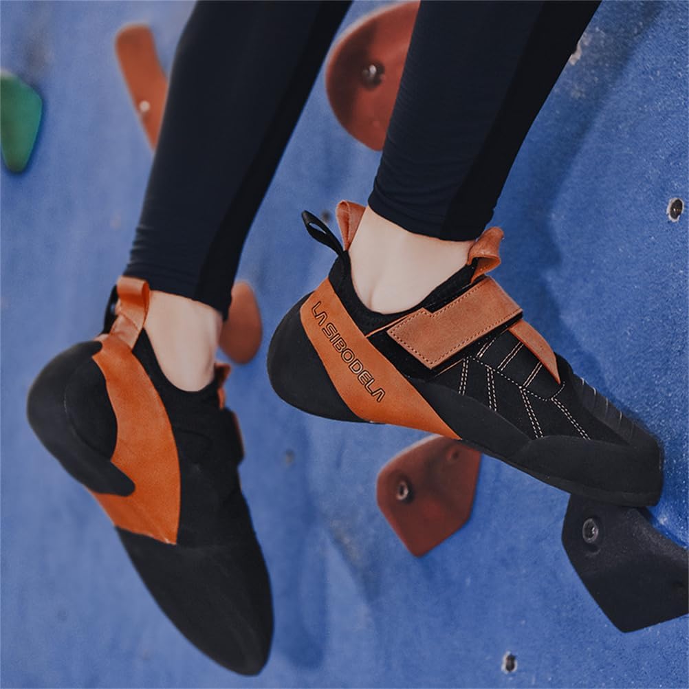 Mens Womens Bouldering Shoes Casual Beginner Youth Rock Climbing Shoes Lightweight Mesh Gym Wall Climbing Sneakers