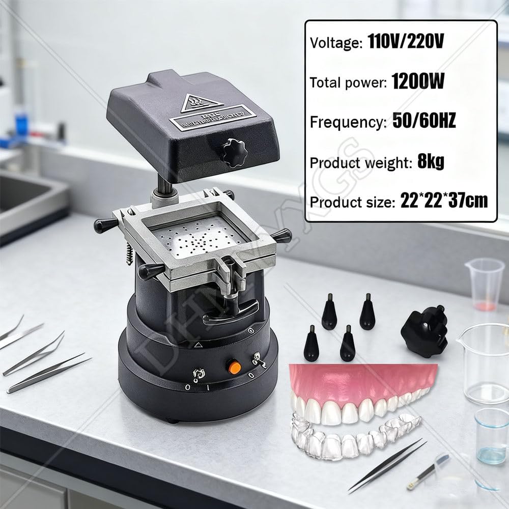 Termoformado Dental Y Estampado Al Vacío,Termoformadora,Formación Al Vacío para Laboratorio Dental,para Moldear Profundo,Termoformador De Vacío