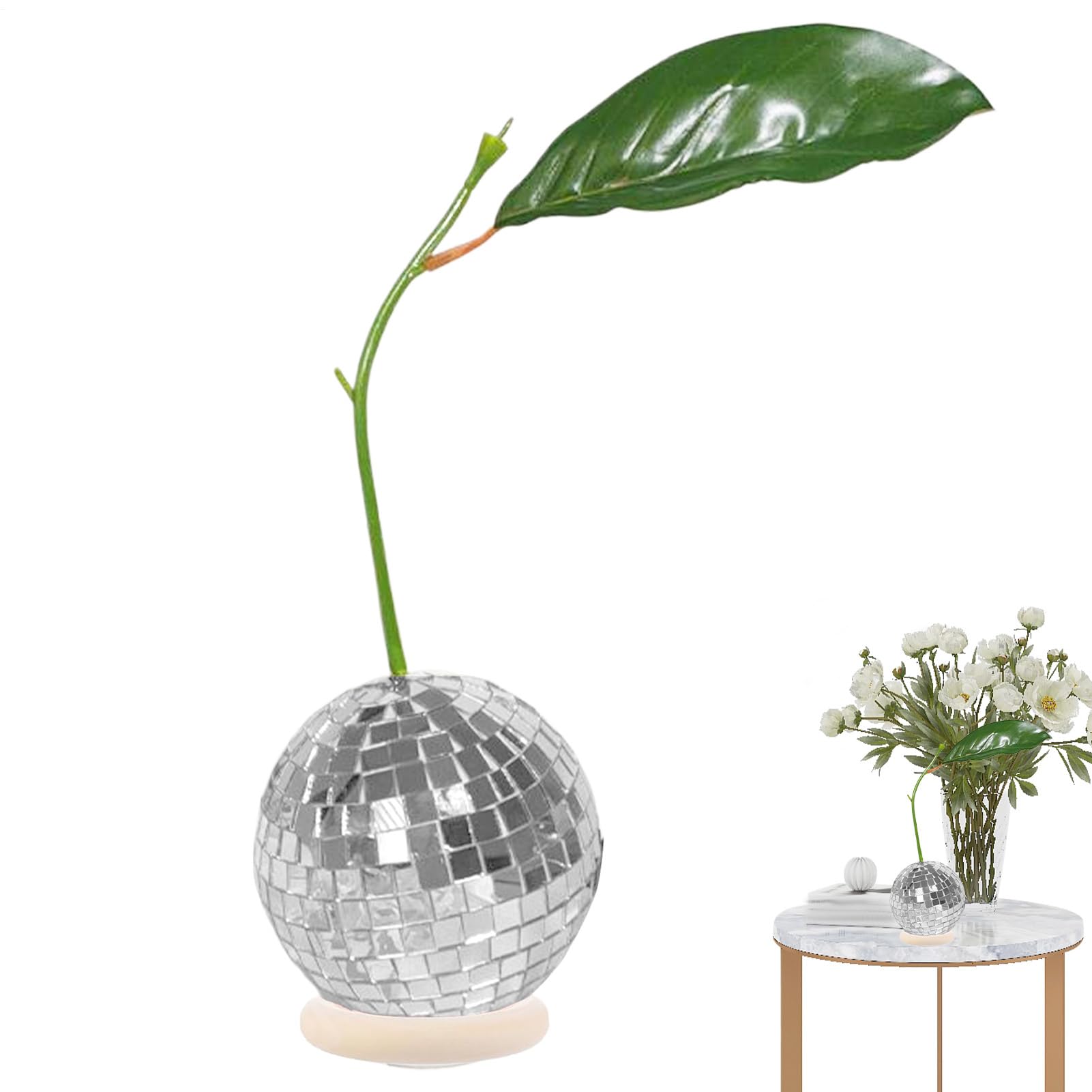 Boule miroir design cerise : le cadeau déco original pour vos fêtes - 8