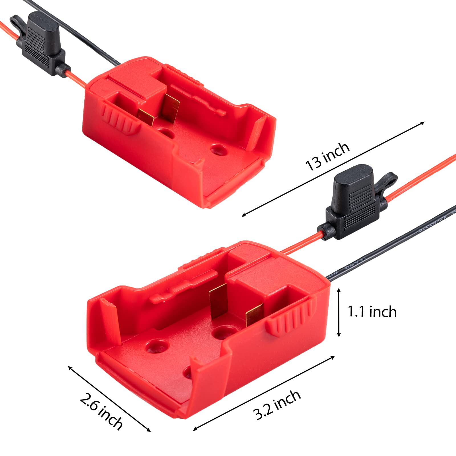 Packs Power Wheel Adapter For Milwaukee M18 Battery Adapter 18V Power
