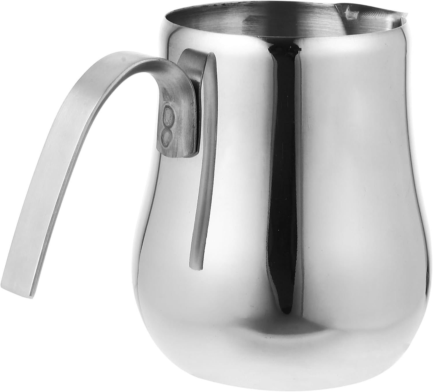 OUNONA 3pcs Stainless Steel Frothing Pitcher for Espresso Steaming Jug Comfortable Grip for Latte Art and Cappuccino and Easy to Clean