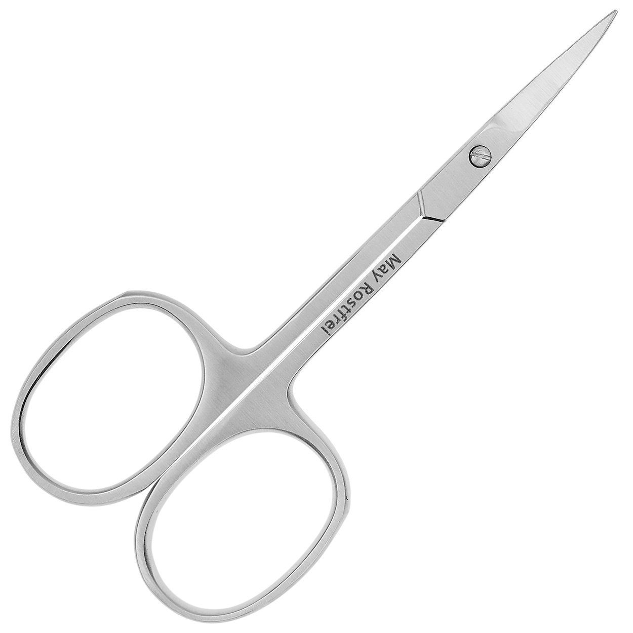May - Ciseaux à cuticules pour gauchers - Courbes Planche - Acier inoxydable