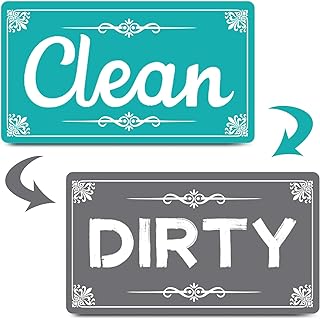 Dirty Clean Dishwasher Magnet,Dishwasher Magnet Clean Dirty Sign Magnet for Dishwasher Dish Bin That Says Clean or Dirty Dish Washer Refrigerator for Kitchen Organization and Storage Necessities