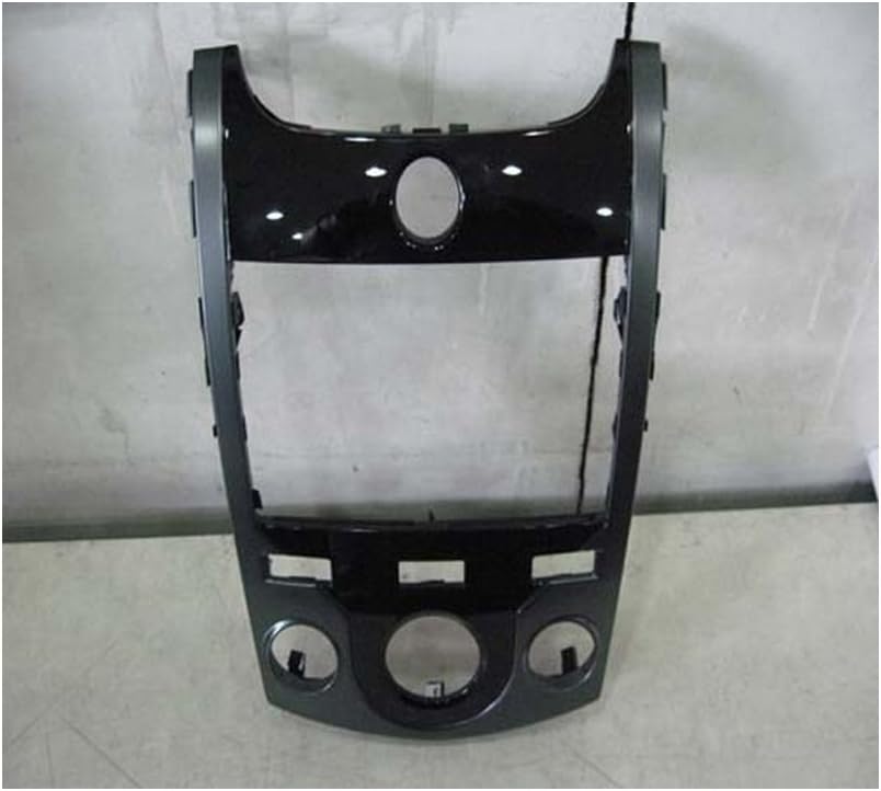 Kia Motors Dash Board GPS Center Fascia Glossy Black Manual air conditioning Type For 2009 2010 2011 2012 Kia Forte Koup Cerato Koup