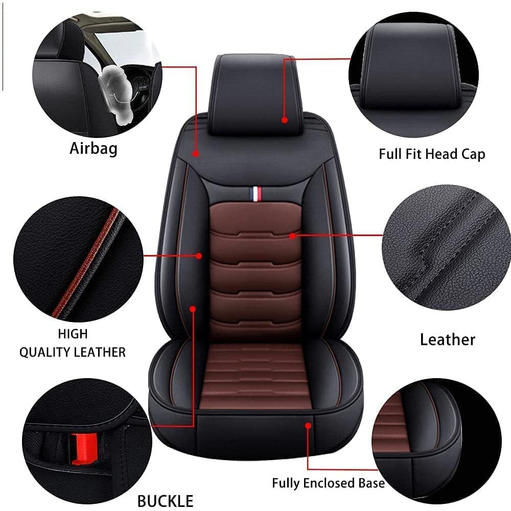 Coprisedili Anteriori Compatibili Con Volkswagen Touran I, II, III (2003-....) - Fodere Sedili Universali - Set Coprisedili Auto - 2UNE-2 Motivo 2 (grigio) | Negozio MOSSA - Foto 11