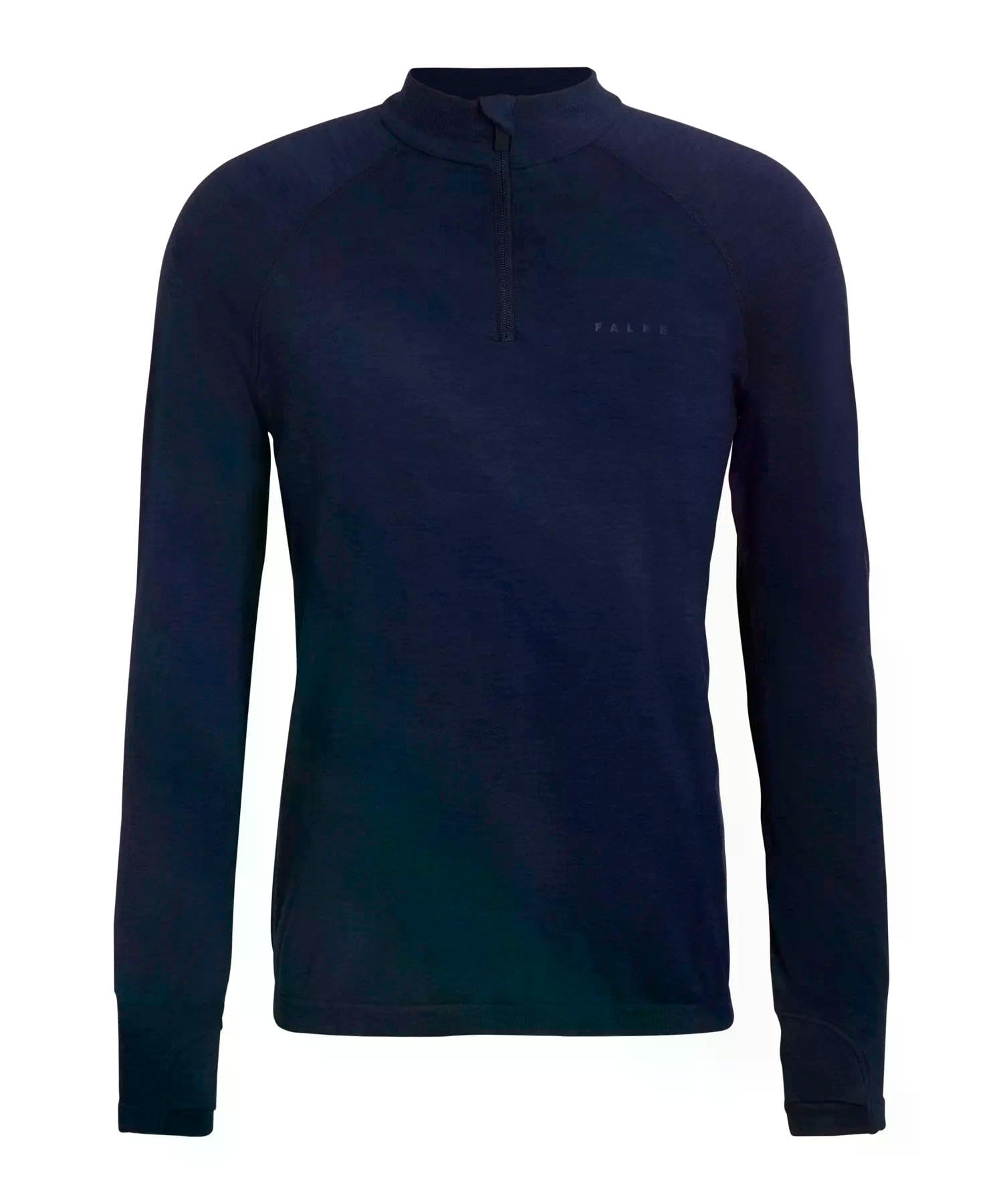 Falke Uomo Running Warm Pullover Regolazione dell'umidità Traspirante Asciugatura Rapida antiodore Lana Filo Funzionale 1 Pezzo