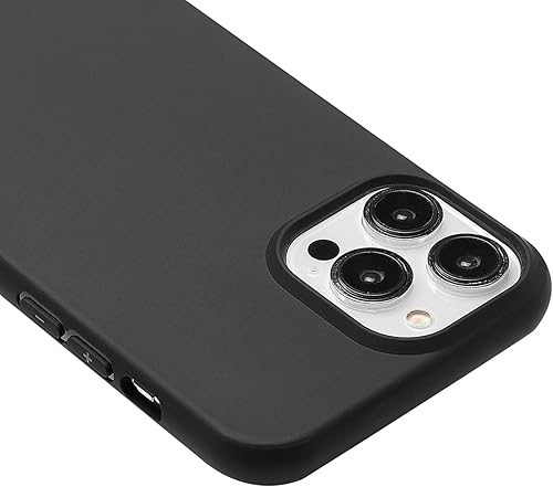 Miniatura 2 de technext020 Funda negra para iPhone 13 Pro Max, a prueba de golpes, ultra delgada, de silicona, para iPhone 13 Pro Max, cubierta de goma de gel
