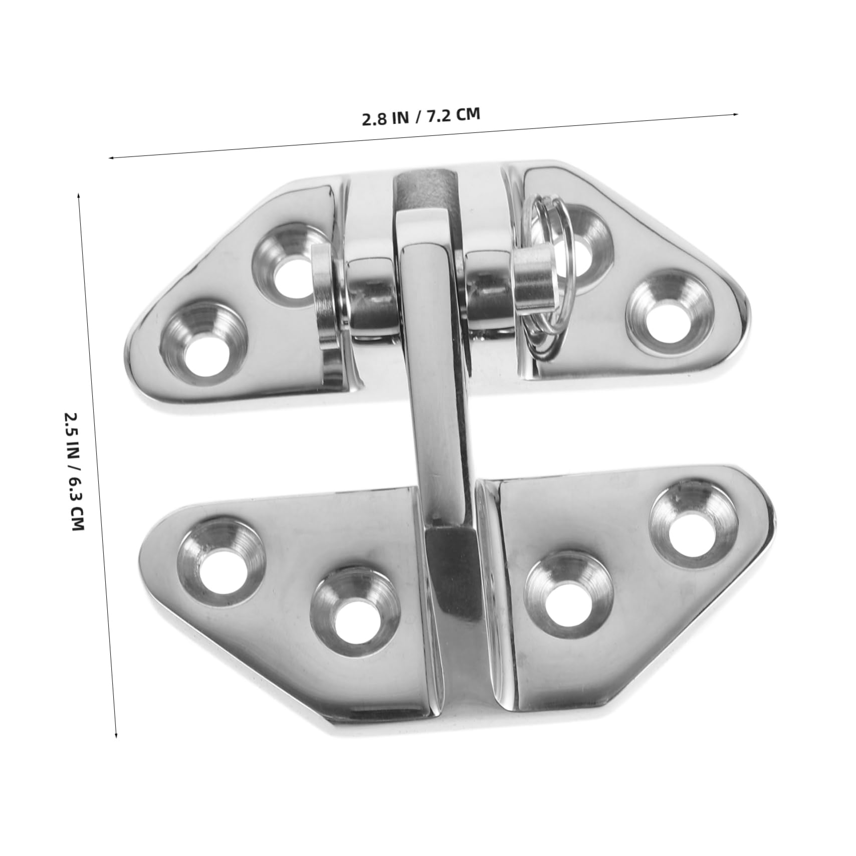 Abaodam Heavy Duty Stainless Steel Door Hinge for Boats Rvs and Trailers Versatile Easy to Install Durable Hinge for Reliable Performance Various Settings