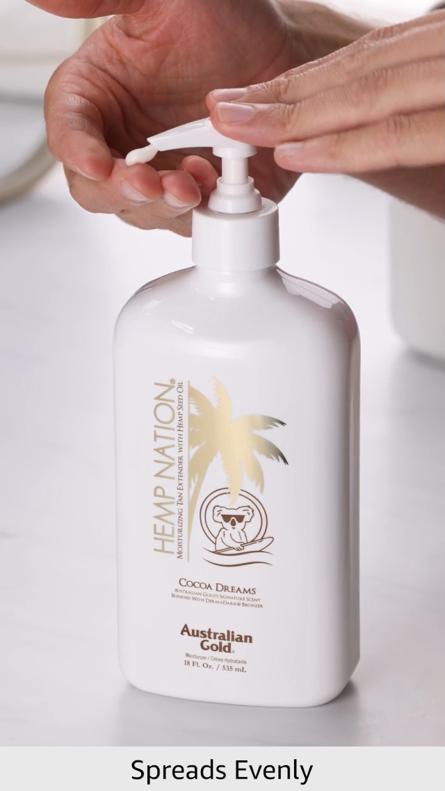 Amazon.com : Hemp Nation Cocoa Dreams Tan Extender w/Derma Dark