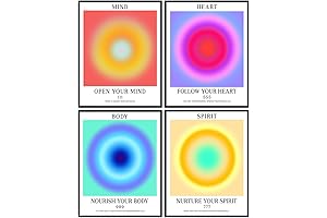 Positive Aura Posters: Inspirational Decor for a Tranquil Home