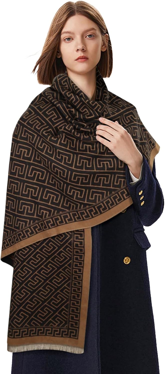 EXTREE Women's Scarf Wrap, Soft & Warm Shawl, Lightweight Skin-Friendly, Versatile for All Seasons, Holiday Gift Idea - Image 2