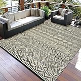 GarveeHome Outdoor Rug 9x12 Waterproof...