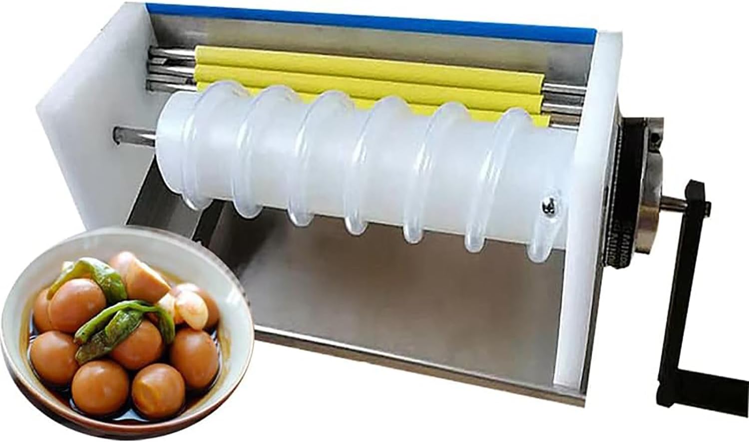 Home Manual Quail Egg Shelling Machine, Eggshell Remove Tools, Boiled Bird Egg Peeler Quail Egg Peeling Machine,Peeling Household for Eggshell 50 Kg/Hour